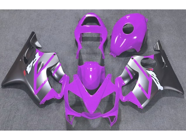 Lila & Matt Silber 2001-2003 Honda CBR600 F4i Motorrad Verkleidung Lila & Matt Silber 2001-2003 Honda CBR600 F4i Motorrad Verkleidung