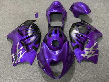 Lila & Schwarz 1997-2007 Suzuki GSXR 1300 Motorrad Verkleidung