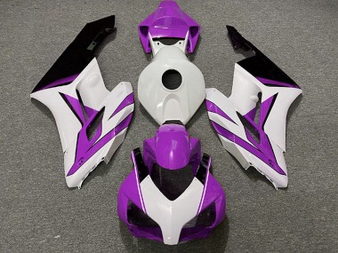 Lila Weiß & Schwarz Glänzend 2004-2005 Honda CBR1000RR Motorrad Verkleidung