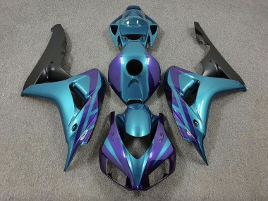 Lila & Smaragd 2006-2007 Honda CBR1000RR Motorrad Verkleidung