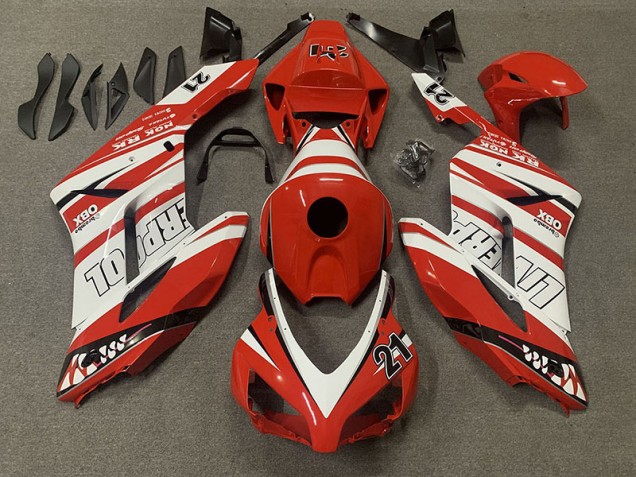 Liverpool 2004-2005 Honda CBR1000RR Motorrad Verkleidung Liverpool 2004-2005 Honda CBR1000RR Motorrad Verkleidung