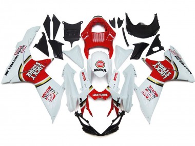 Lucky Strike Mit Goldenem Kreis 2011-2024 Suzuki GSXR 600-750 Motorrad Verkleidung