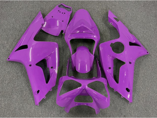 Magenta Glänzend Einfarbig 2003-2004 Kawasaki ZX6R Motorrad Verkleidung Magenta Glänzend Einfarbig 2003-2004 Kawasaki ZX6R Motorrad Verkleidung