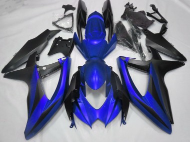 Matt Blau 2008-2010 Suzuki GSXR 600-750 Motorrad Verkleidung
