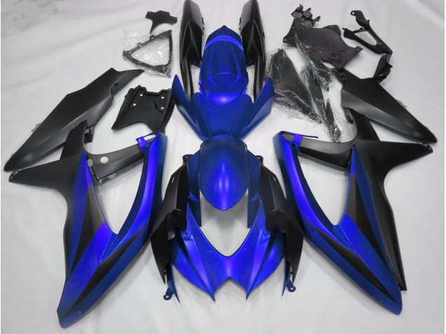 Matt Blau 2008-2010 Suzuki GSXR 600-750 Motorrad Verkleidung Matt Blau 2008-2010 Suzuki GSXR 600-750 Motorrad Verkleidung