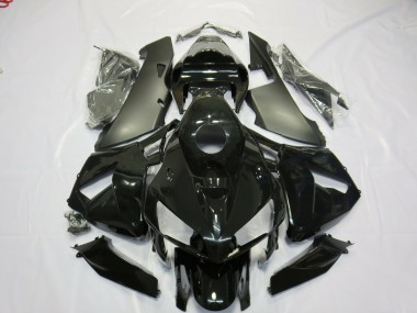 Matt & Glänzend Schwarz 2005-2006 Honda CBR600RR Motorrad Verkleidung