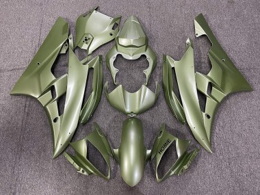 Matt Grün 2006-2007 Yamaha R6 Motorrad Verkleidung