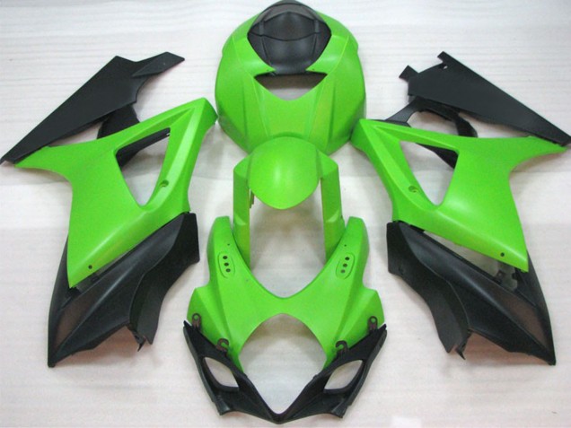 Matt Grün 2007-2008 Suzuki GSXR 1000 Motorrad Verkleidung Matt Grün 2007-2008 Suzuki GSXR 1000 Motorrad Verkleidung