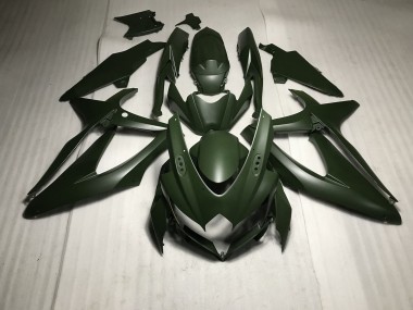 Matt Grün 2008-2010 Suzuki GSXR 600-750 Motorrad Verkleidung