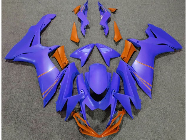 Matt Ozeanblau & Orange 2011-2024 Suzuki GSXR 600-750 Motorrad Verkleidung Matt Ozeanblau & Orange 2011-2024 Suzuki GSXR 600-750 Motorrad Verkleidung
