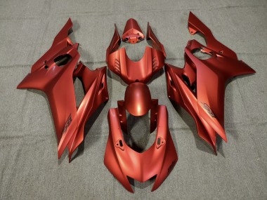Matt Rot 2017-2021 Yamaha R6 Motorrad Verkleidung