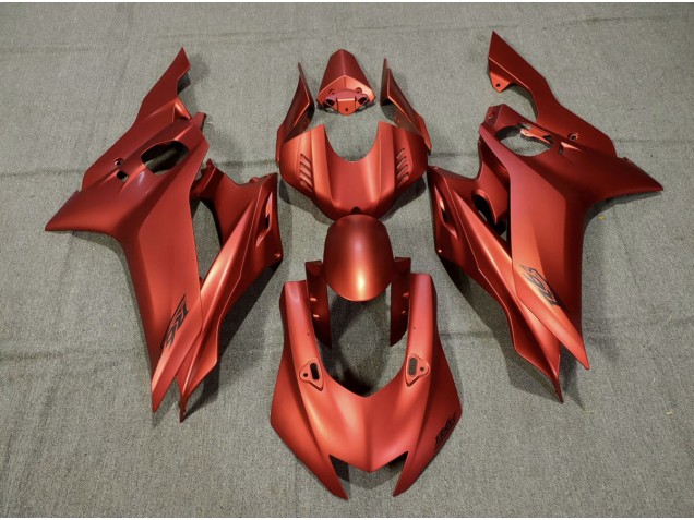 Matt Rot 2017-2021 Yamaha R6 Motorrad Verkleidung Matt Rot 2017-2021 Yamaha R6 Motorrad Verkleidung