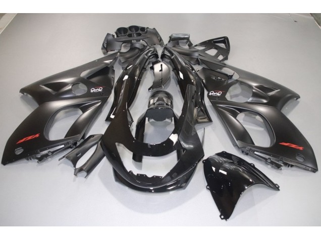 Matt Schwarz 1998-2007 Yamaha YZF600 Motorrad Verkleidung Matt Schwarz 1998-2007 Yamaha YZF600 Motorrad Verkleidung