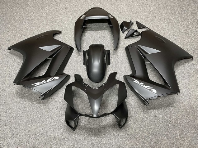 Matt Schwarz 2002-2012 Honda VFR800 Motorrad Verkleidung Matt Schwarz 2002-2012 Honda VFR800 Motorrad Verkleidung