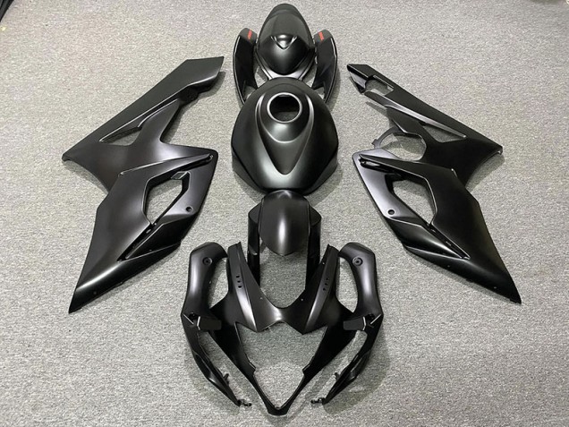 Matt Schwarz 2005-2006 Suzuki GSXR 1000 Motorrad Verkleidung Matt Schwarz 2005-2006 Suzuki GSXR 1000 Motorrad Verkleidung
