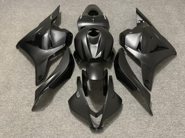 Matt Schwarz 2009-2012 Honda CBR600RR Motorrad Verkleidung Matt Schwarz 2009-2012 Honda CBR600RR Motorrad Verkleidung