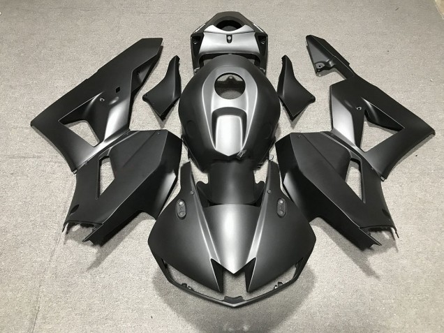 Matt Schwarz 2013-2023 Honda CBR600RR Motorrad Verkleidung Matt Schwarz 2013-2023 Honda CBR600RR Motorrad Verkleidung