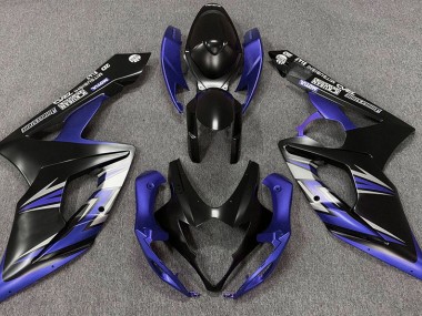 Matt Schwarz & Blau 2005-2006 Suzuki GSXR 1000 Motorrad Verkleidung