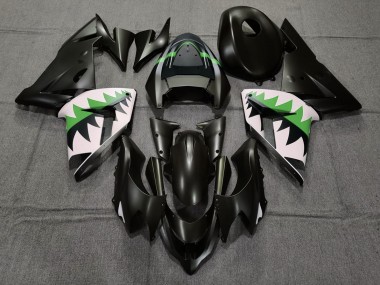 Matt Schwarz & Grün 2004-2005 Kawasaki ZX10R Motorrad Verkleidung