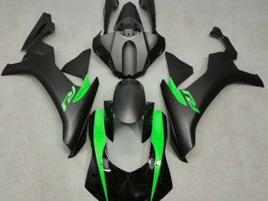 Matt Schwarz & Grün 2015-2019 Yamaha R1 Motorrad Verkleidung