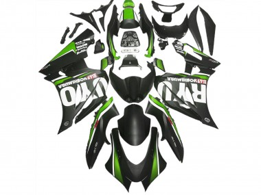 Matt Schwarz & Grün 2017-2023 Suzuki GSXR 1000 Motorrad Verkleidung