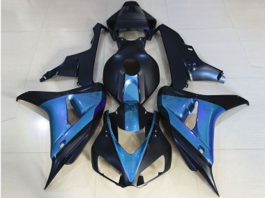 Matt Schwarz & Hellblau 2006-2007 Honda CBR1000RR Motorrad Verkleidung