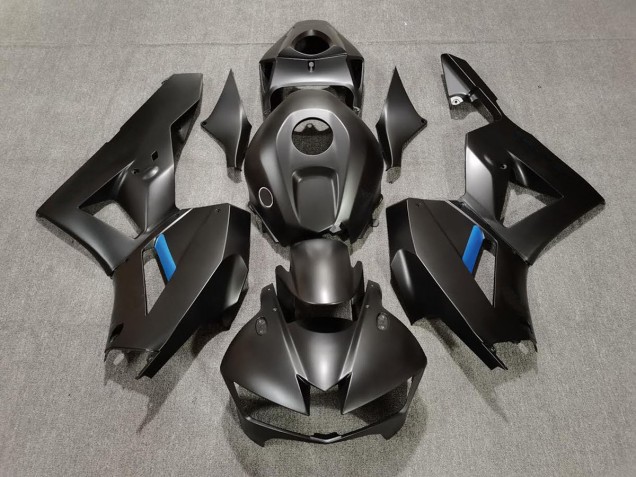 Matt Schwarz & Hellblau 2013-2023 Honda CBR600RR Motorrad Verkleidung Matt Schwarz & Hellblau 2013-2023 Honda CBR600RR Motorrad Verkleidung