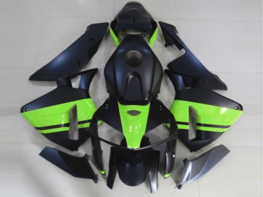 Matt Schwarz & Hellgrün 2005-2006 Honda CBR600RR Motorrad Verkleidung