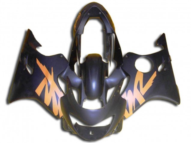 Matt Schwarz & Orange 1999-2000 Honda CBR600 F4 Motorrad Verkleidung Matt Schwarz & Orange 1999-2000 Honda CBR600 F4 Motorrad Verkleidung