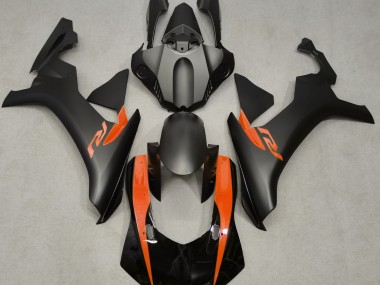 Matt Schwarz & Orange 2015-2019 Yamaha R1 Motorrad Verkleidung