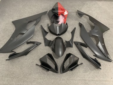 Matt Schwarz & Rot 2008-2016 Yamaha R6 Motorrad Verkleidung