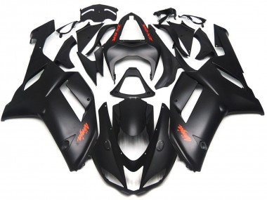Matt Schwarz-Rot Aufkleber 2007-2008 Kawasaki ZX6R Motorrad Verkleidung
