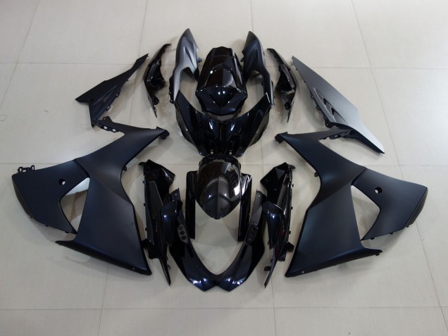 Matt Schwarz & Schwarz Glänzend 2009-2016 Suzuki GSXR 1000 Motorrad Verkleidung Matt Schwarz & Schwarz Glänzend 2009-2016 Suzuki GSXR 1000 Motorrad Verkleidung