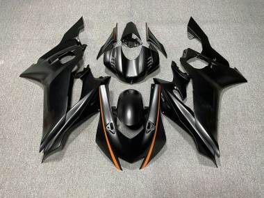Matt Schwarze & Orange Akzente 2017-2021 Yamaha R6 Motorrad Verkleidung