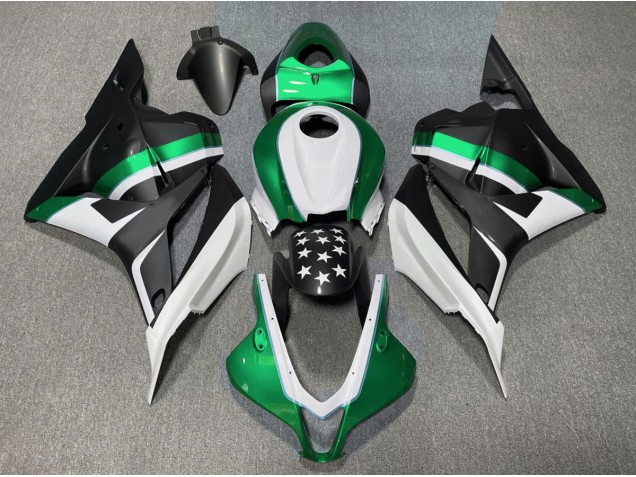Matt Schwarzer & Grüner Stern 2009-2012 Honda CBR600RR Motorrad Verkleidung Matt Schwarzer & Grüner Stern 2009-2012 Honda CBR600RR Motorrad Verkleidung