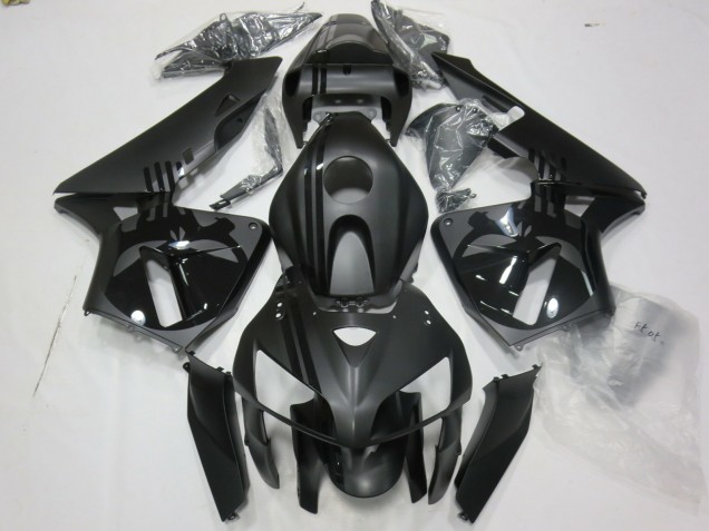 Matt Schwarzer Punisher 2005-2006 Honda CBR600RR Motorrad Verkleidung Matt Schwarzer Punisher 2005-2006 Honda CBR600RR Motorrad Verkleidung