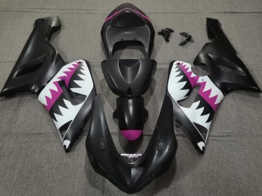 Matt Schwarzer & Rosa Hai 2005-2006 Kawasaki ZX6R Motorrad Verkleidung