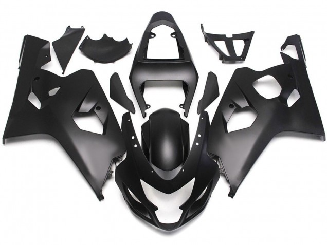Matt Schwarzer Stil Mit Roten Aufklebern 2004-2005 Suzuki GSXR 600-750 Motorrad Verkleidung Matt Schwarzer Stil Mit Roten Aufklebern 2004-2005 Suzuki GSXR 600-750 Motorrad Verkleidung