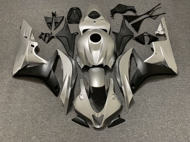 Matt Silber 2006-2007 Honda CBR1000RR Motorrad Verkleidung Matt Silber 2006-2007 Honda CBR1000RR Motorrad Verkleidung
