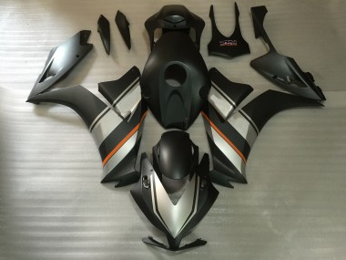 Matt Silber & Schwarz 2012-2016 Honda CBR1000RR Motorrad Verkleidung