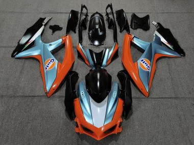 Matte Gulf 2008-2010 Suzuki GSXR 600-750 Motorrad Verkleidung