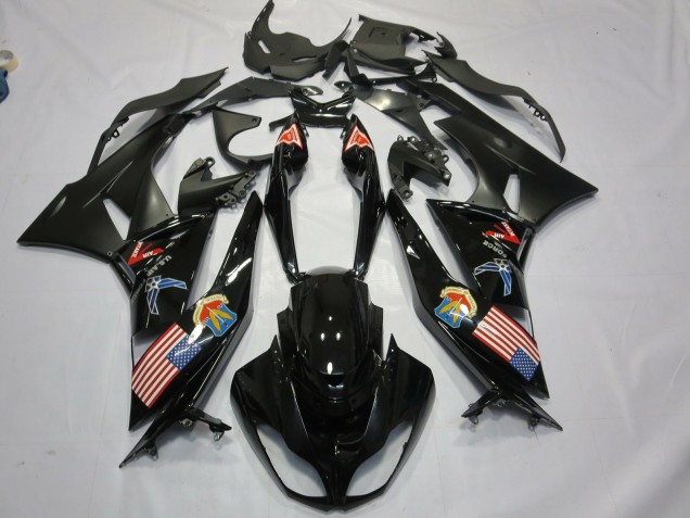 Merica 2009-2012 Kawasaki ZX6R Motorrad Verkleidung Merica 2009-2012 Kawasaki ZX6R Motorrad Verkleidung