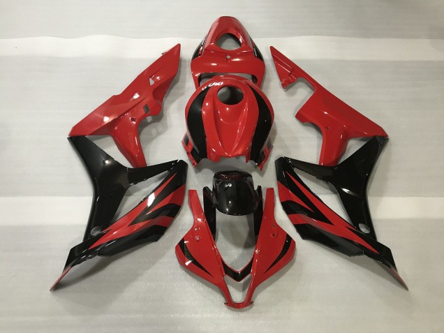 Metallic Rot-Stil OEM 2007-2008 Honda CBR600RR Motorrad Verkleidung Metallic Rot-Stil OEM 2007-2008 Honda CBR600RR Motorrad Verkleidung