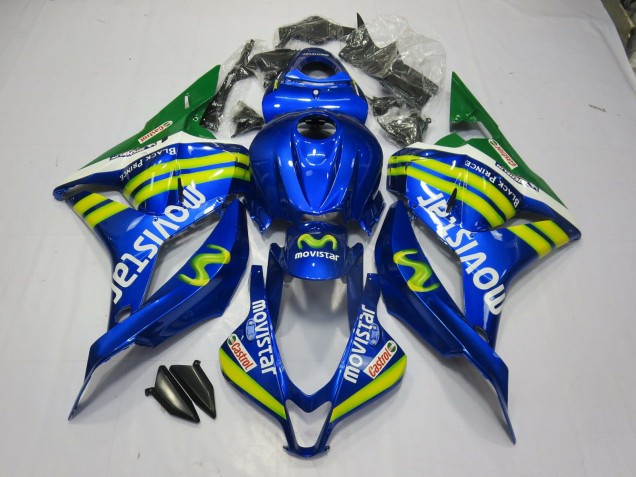 Movistar 2009-2012 Honda CBR600RR Motorrad Verkleidung Movistar 2009-2012 Honda CBR600RR Motorrad Verkleidung