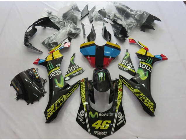 Movistar 2015-2019 Yamaha R1 Motorrad Verkleidung Movistar 2015-2019 Yamaha R1 Motorrad Verkleidung