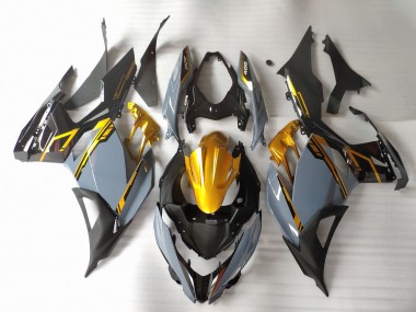 Nardo Grau & Gold 2018-2023 Kawasaki Ninja 400 Motorrad Verkleidung