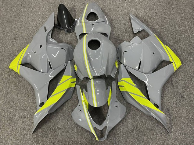 Nardo Grau & High Viz Gelb 2009-2012 Honda CBR600RR Motorrad Verkleidung Nardo Grau & High Viz Gelb 2009-2012 Honda CBR600RR Motorrad Verkleidung