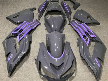 Nardo Grau & Lila 2012-2021 Kawasaki ZX14R Motorrad Verkleidung