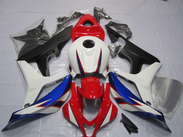OEM Weiß Rot Blau Stil Design 2007-2008 Honda CBR600RR Motorrad Verkleidung OEM Weiß Rot Blau Stil Design 2007-2008 Honda CBR600RR Motorrad Verkleidung
