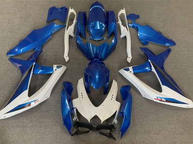 OEM Stil Blau & Weiß 2008-2010 Suzuki GSXR 600-750 Motorrad Verkleidung
